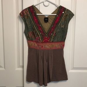 Anthropologie (Deletta) boho tank top